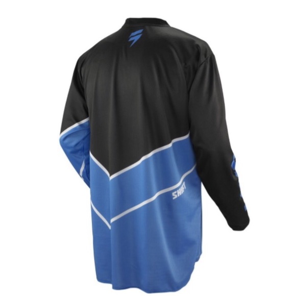 Shift Assault Mx motocross jersey white,blue and black mens large dirt bike top - Picture 2 of 10